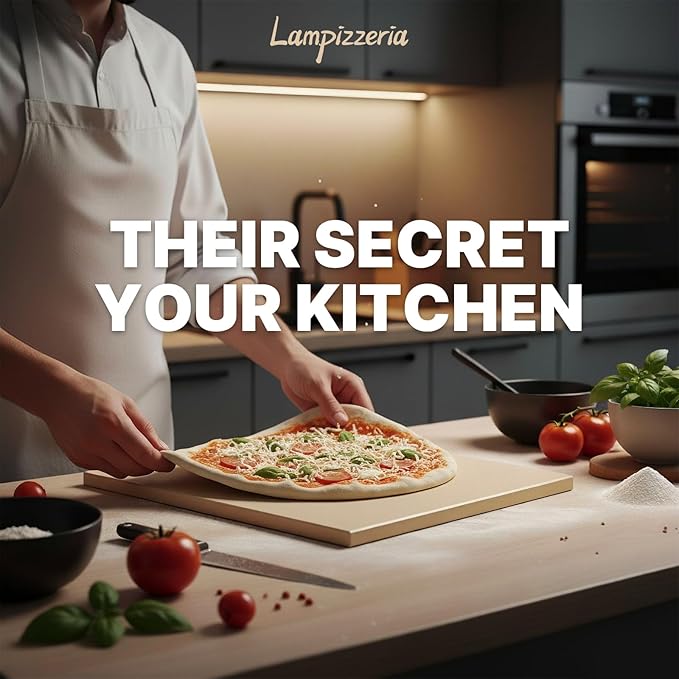 15"x12" Rectangular Pizza Stone for Oven, Grill & Camping, Cordierite Baking Stone with High Heat Resistance