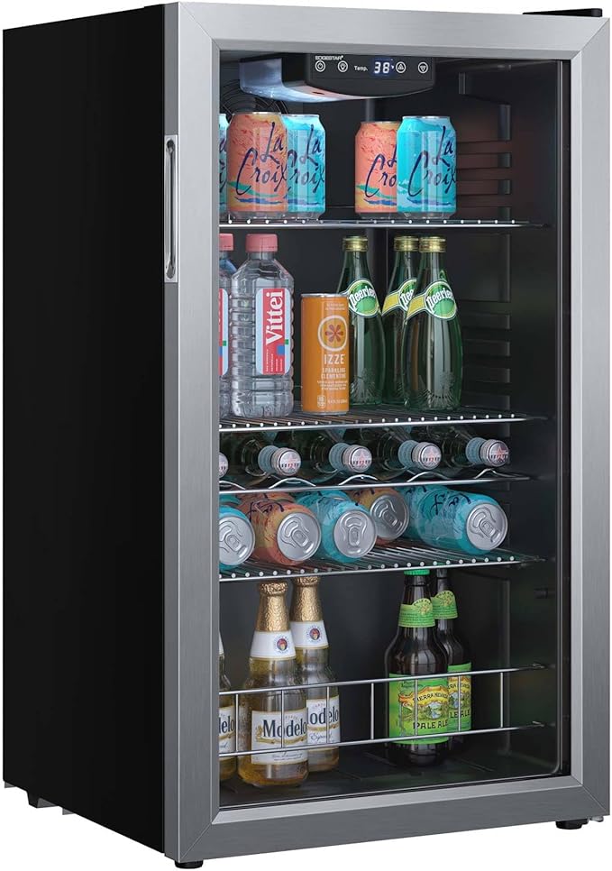 EdgeStar BWC121SS 19 Inch Wide 105 Can Capacity Extreme Cool Beverage Center