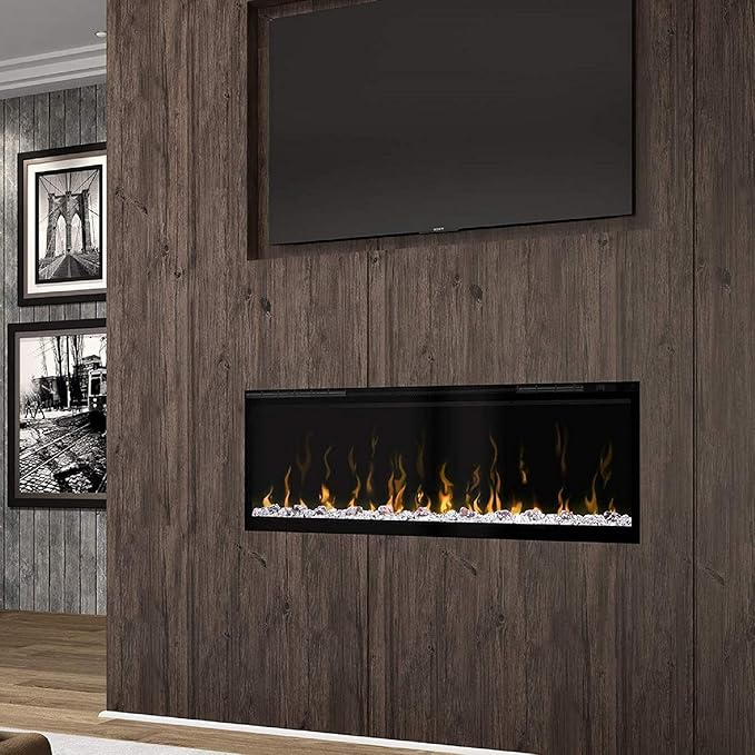 Dimplex IgniteXL 50" Built-in Linear Electric Fireplace (Model: XLF50), 8530/5118 BTU, 240/120 Volt, 2500/1500 Watt, Black