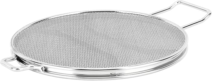 Detachable Stainless Steel Splatter Replacement for Foodi IG651, Fryer Accessories with Unique Grid Design, Dishwasher Safe Splatter Guard for Cooking Safety and Clean