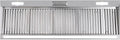 Akicon Range Hood Insert with Heater Sensor, 60 Inch 1200 CFM Bulit-in Vent Hood Insert with 4 Speeds, Ultra-Quiet Ducted Stove Hood 3CCT LED Lights and Dishwasher Safe Filters