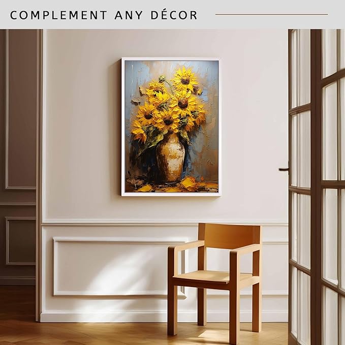 Canvas Floater Frame for Paintings, Fits Up to 1.25" Deep Canvas, DIY Floating Picture Frame for Canvas Prints, Wall Art Frame for Modern Home Deor Studio Display Gallery Hanging (White,8"L x 10"W)