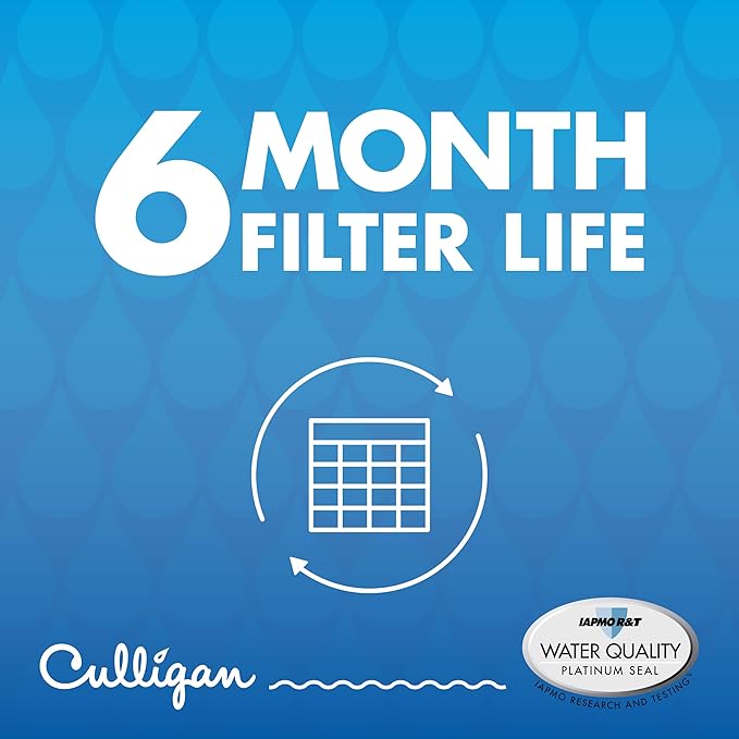 Culligan CUL700 Refrigerator Water Filter Replacement for LG Water Filter (LT700P) Replace Every 6 Months Pack of 1