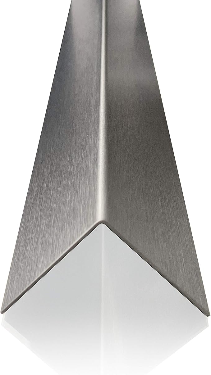 Stainless Steel Corner Guard, Wall Trim, Backsplash Accessories, Multiple Sizes Available- 72” Long (Outside Corner)