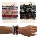 YONOY 20 Pcs Boho Hair Ties for Women, 5 Styles Cute Tie Bracelet for Thin and Thick Hair/Pony Tails, No Damage Elastics
