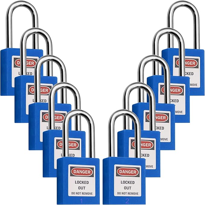 Lockout Tagout Locks, Safety Padlocks, Loto Locks Keyed Differently Lock Out Tag Out Device Plastic