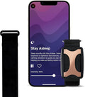 Bundle of Apollo Neuro Wearable (Twilight) & 12-Month SmartVibes AI Membership + Sleep Band (Black)