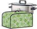 Green Clover Crock Pot 6-8 Quart Slow Cooker Cover Dust Cover Slow Cooker Bag Dust Covers for Kitchen Appliances Dust Resistant Decor Kitchen Utensils for Saint Patrick's Day