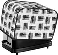 2 Slice Toaster Cover American Hunting Flag, Polyester Dust & Fingerprint Protection with Pocket, Machine Washable Kitchen Appliance Cover