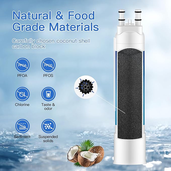 FPPWFU01 Water Filter Replacement for Frigidaire,Compatible with Frigidaire PurePour PWF-1,EPPWF01 PureAdvantage PWF-1 Water Filter (3 Pack)