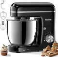 Stand Mixer, 3-In-1 8-Speed 660W 6.5QT Tilt-Head Food Electric Mixers with Bowl, Dough Hook, Whisk and Beater, Kitchen Mixer for Baking, Cake and Most Home Cooks, Black