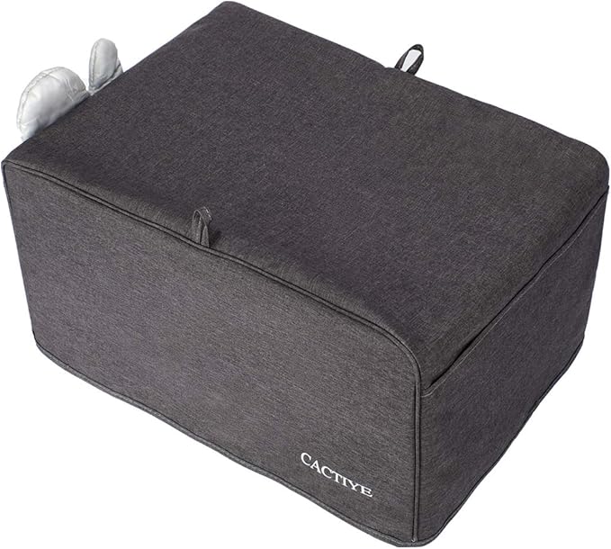 Toaster Oven Dust Cover with Accessory Pockets Compatible with Hamilton Beach 6 Slice of Toaster Oven ( GRAY)
