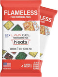 Flameless Food Warmers (Pack of 2) – Disposable Pads to Keep Food Warm – Half Size Pan Warmers for Catering, Buffet, Parties & Chafing Dishes