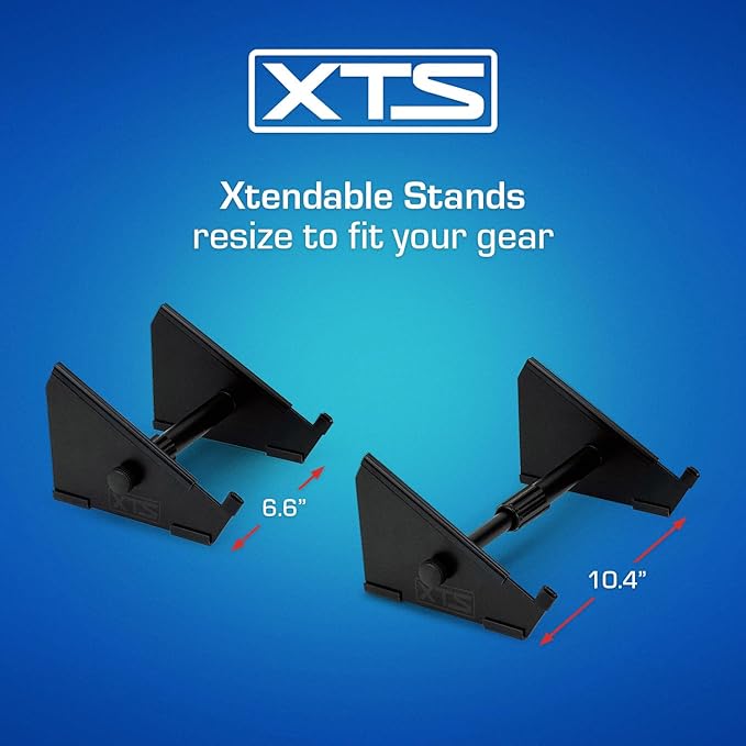 ANALOG CASES XTS Desktop Stand, 6.6" - 10.4" Size for Audio Interface/Pedal/MIDI Controller/Synth/Sampler, Fits Elektron Digitakt/Teenage Engineering EP-133 KO 2 / Akai MPK Mini and more