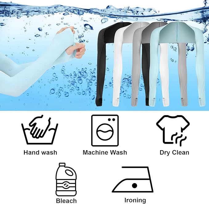 PHOGARY Cooling Shawl Arm Sleeves Sun Uv Protection Cooler Shrug, Comfortable & Breathable Anti-UV Arm Sleeves for Women