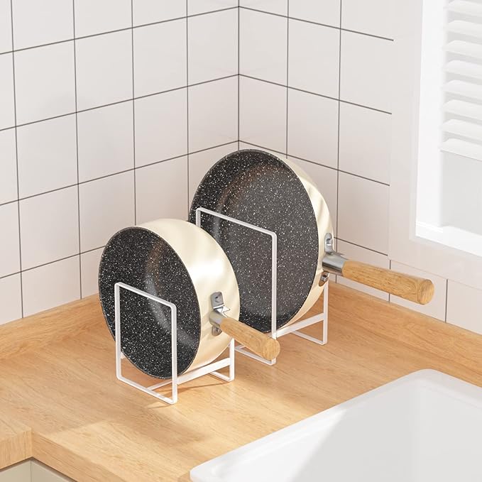 Metal Drying Rack, 3 Pack Inside Cabinet Plate Holders Organizers, Upright Dish Racks for Countertop and Cupboard, Large Capacity, Black (20x16x11.5 cm Each)