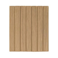 Unfinished White Oak Veneer Decorative Tambour 3/4" Centers - 4'x 8'