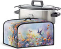 Two Hummingbirds Slow Cooker Cover 6-8 Qt Flower Bush Slow Cooker Bag Crock Pot Cover Keep Appliance Clean Kitchen Tool Kitchen Small Appliance Dust Covers Decor