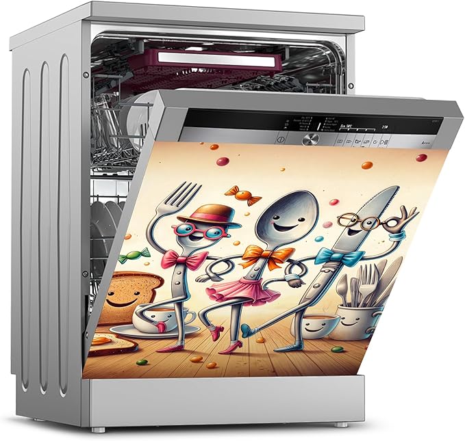 Dishwasher Magnet Sticker Cover Panel Decal Refrigerator Magnetic Sticker Decorative for Kitchen Decoration,Fridge Door Cover, Appliances Stickers 23"x26"