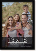 wallsthatspeak 13x18 Black Picture Frame for Puzzles Posters Photos or Artwork