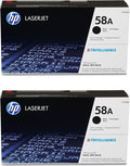 HP 58A (CF258A) Black Original Toner Cartridge (2 Pack)