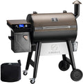 Z GRILLS Wood Pellet Grill Smoker with PID 3.0 Controller, 697 Cooking Area, Meat Probes, Rain Cover for Outdoor BBQ, 7002C