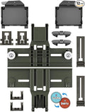 Upgraded W10350376 Dishwasher Upper Rack Adjuster & W10195372 W10195373 Dishrack Adjuster Housing for Kenmore/Whirlpool Dishwasher Parts Top Rack W10350374,W10195840,W10712394 Top Rack Parts,12Packs
