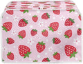 Strawberry Print 2 Slice Toaster Covers Dust Protection Bread Maker Covers Toaster Oven Cloth Cover Kitchen Accessories Washable Appliance Cover with Handle