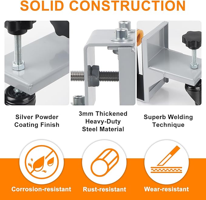 2PCS Door Installation Tool Kit,Heavy Duty Door Lifter Dolly for 1-3/8" to 2-1/2" Pre-Hung, Slab, Front Doors,Steel Door Dolly Installation Tools for Commercial & Residential Use