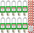 Lockout Tagout Locks, Safety Padlocks, Loto Keyed Differently Lock Out Tag Out Device Plastic with Lockout TagOut Tags