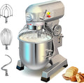 30Qt Commercial Food Mixer with Timing Function,1250W Commercial Stand mixer 3-Speed Adjustable,Electric Heavy Duty Dough Mixer with Stainless Steel Bowl for Bakery Pizzeria