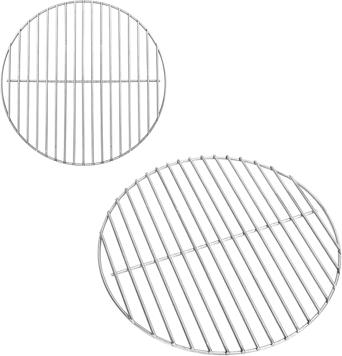 Accessories Kit for Weber 14'' Smokey Joe/Smokey Joe Silver and Gold and Tuck-n-Carry Grills,Cooking Grate and Charcoal Grate Replacement Parts for Weber 7431 7439