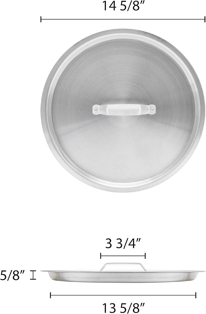 Thunder Group Pot Lid, 32 Quart, Silver