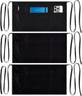 Dreamology Server Apron,Waist Apron with Pockets,Waitress Apron,Server Aprons with 3 Pockets,Waterdrop Resistant Aprons, Short, Half & Waist Apron, Aprons, Black waitress apron - Black (3 Pack)