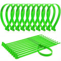 1000 Plastic Truck Door Seal Security Seals Tamper Evident Tite-Lock Security Tags Numbered Safty Disposable Locks for Trailer Logistics Transport Package Shipping (Green)