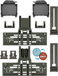 (10 Packs) Upgraded WPW10546503 Dishwasher Upper Rack Parts&W10320664/5 Dishwasher Adjuster Housing for Kitchenaid Dishwasher Parts KDTE334GPS0 KDFE104HPS0,W10546503/WPW10546503 Rack Adjuster Assembly
