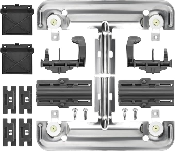 WDTA50SAHZ0 Upper Rack Parts W10712395 by AMI PARTS, Dishwasher Top Rack Fit for Ken-more Kitchen-aid Whirl-pool Dishwasher, Replace W10350375 AP5957560 WDT750SAHZ0 WDT970SAHZ0 WDT730PAHZ0