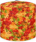 Insulated Pressure Cooker Appliance Dust Cover with Top Handle and Storage Pockets Kitchen Appliance Protector 8 Quart Rice Cooker, Thanksgiving Day Maple Leaf