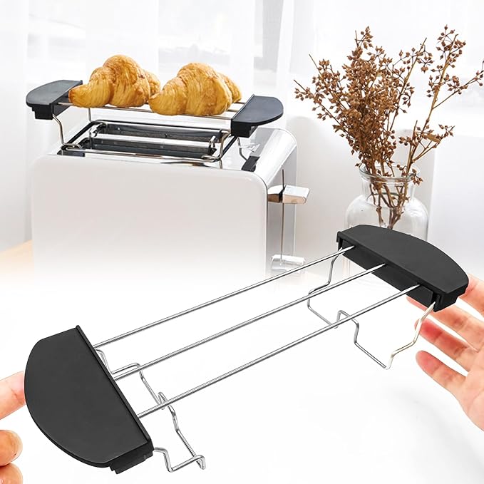 Toast Rack Stainless Steel Toaster Warming Rack Toaster Cooling Grid Bread Rack Grilling Rack Holder Toaster Holder Rack for Outdoor Hiking Kitchen 26cm