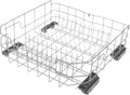 PartsBroz WD28X26099 Lower Dishrack Assembly - Compatible With General Electric Hotpoint Dishwasher - Replaces WD28X34744 AP6980564 PS12743260 WD28X21717 WD28X22506 WD28X24396 WD28X24478 WD28X25959
