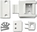 The Door Guardian - Stash Lock - Secure Bifold, Cabinet and Cupboard Lock Childproofing and Babyproofing (White)