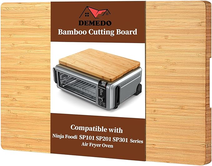 Cutting Board Compatible with Ninja Foodi SP101 SP201 SP301 SP351 DCT401 DCT402 Air Fryer Oven, Heat Resistant Cutting Board Compatible with Ninja Foodi Air Fryer Convection Oven, Create Storage Space