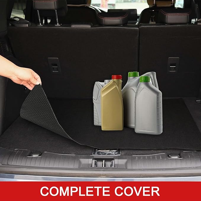 Golener Oil Spill Mat - 36”x59” Garage Floor Mat for Under Car, Absorbent Oil Mat, Rubber Floor Mats, Waterproof, Contain Liquid, Protect Garage Surface from Spills, Reusable, Washable, Durable, Black