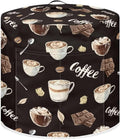 Chocolate Latte 8 Quart Pressure Cooker Dust Cover with Top Handle and Storage Pocket Kitchen Appliance Decor Air Fryer Rice Cooker Covers Machine Washable