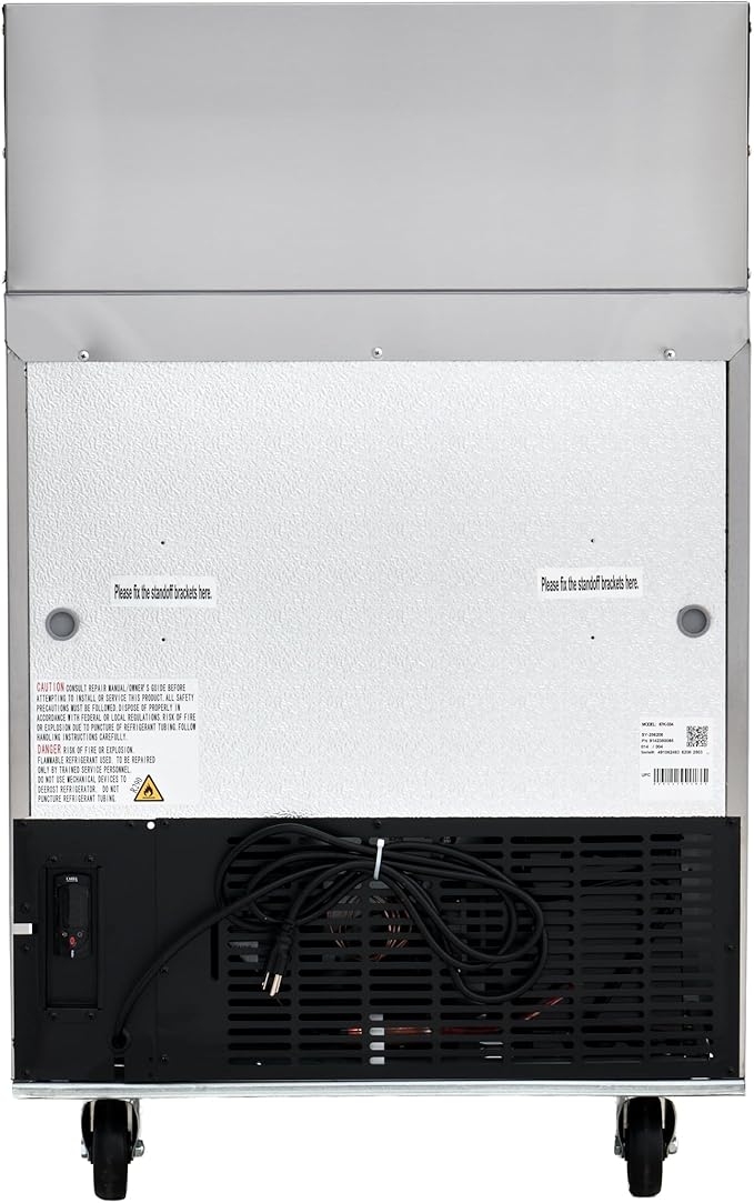 Kratos Commercial Refrigerator, Mega Top Sandwich and Salad Prep Table, 9 pan, 28" W (67K-034)