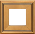 Creative Mark Plein Air Style Frame, Hand Leafed Gold, 6x6-2.75" Wide Moulding with 1/2" Rabbet Depth, Open Back W/O Glazing, Museum Quality, For Art Panels, Stretched Canvas, Pictures & More
