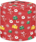 Pressure Cooker Cover for Women,Santa Claus Print Dust Protection Insulated Rice Cooker Cover Lining Dust Cover with Pockets for Instant Pot 8 Quart Appliance Cover