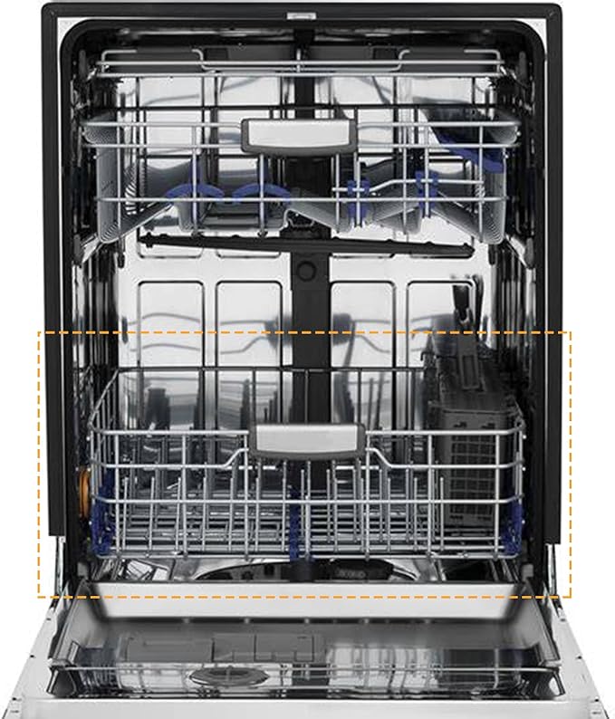 Allstare 3751DD1001J 3751DD1001C Dishwasher Lower Rack Replacement Parts for LG Dishwasher Parts Lower Dishrack Assembly LDF7774ST LDF5545ST MGR47998602 LG Bottom Dishwasher Rack Wheels 1 Pack