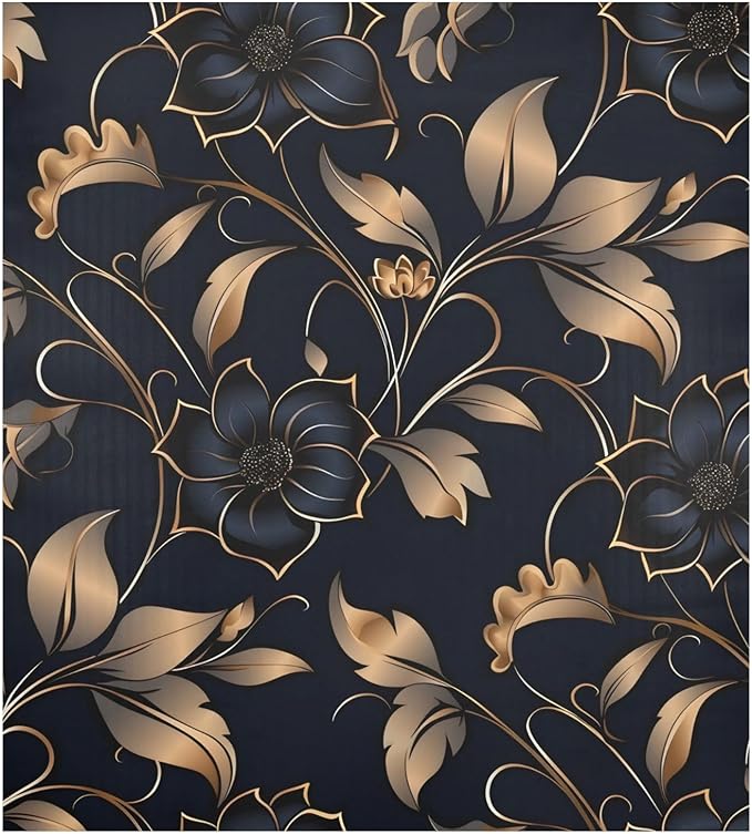 senya Dishwasher Magnet Cover Panel for The Front Dark Black Flowers Dish Washer Door Sticker Home Kitchen Decoration Refrigerator Magnet Art Decor
