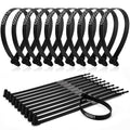Roowest 1000 Pcs Plastic Truck Trailer Door Seals, Tamper Evident Security Tags, Numbered Safety Disposable Locks for Container Logistics Transport Package Shipping(Black)
